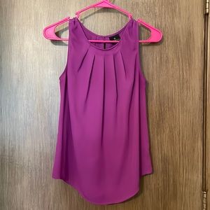 Purple dressy tank top